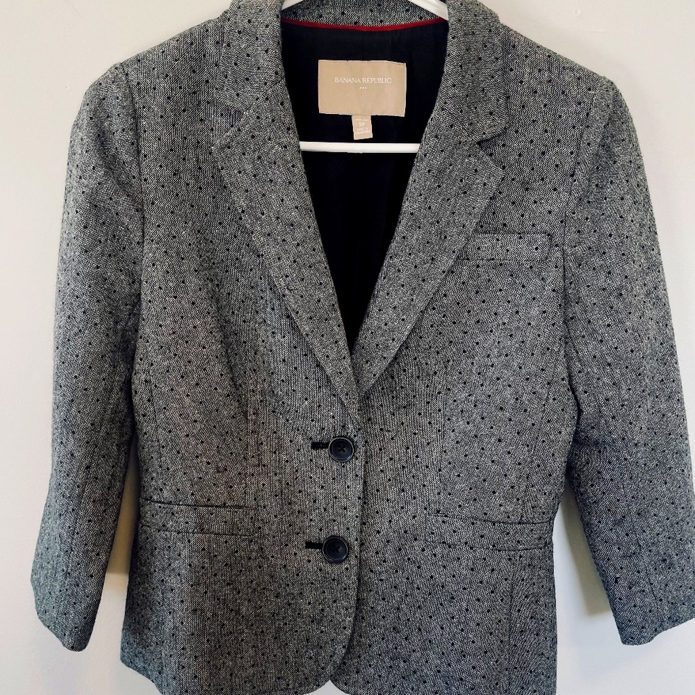 Banana Republic Gray Blazer